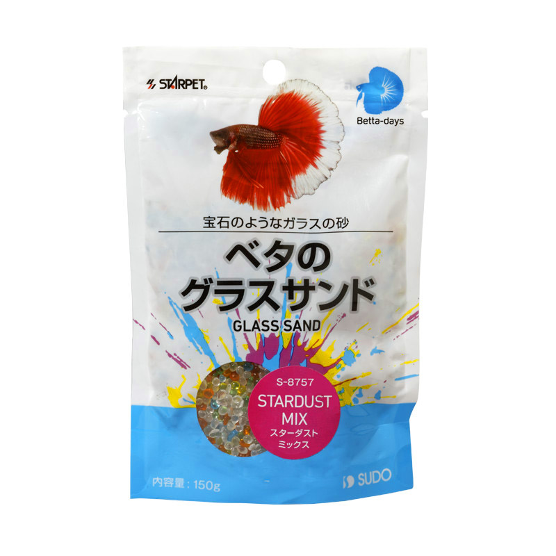 金魚のガラス砂 瑠璃色（500g） | 株式会社スドー｜観賞魚・水草 爬虫類 小動物 小鳥用品